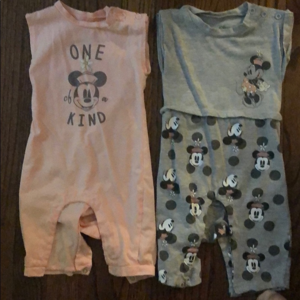 2 for 1 Minnie Mouse Onesie